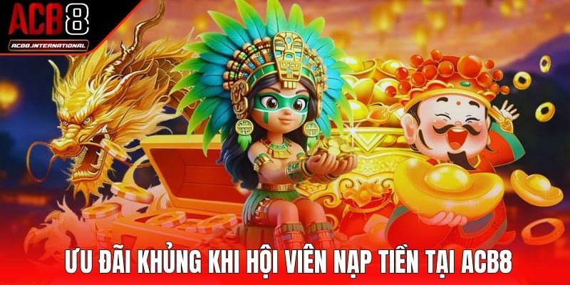 Ưu đãi khủng khi hội viên nạp tiền tại ACB8